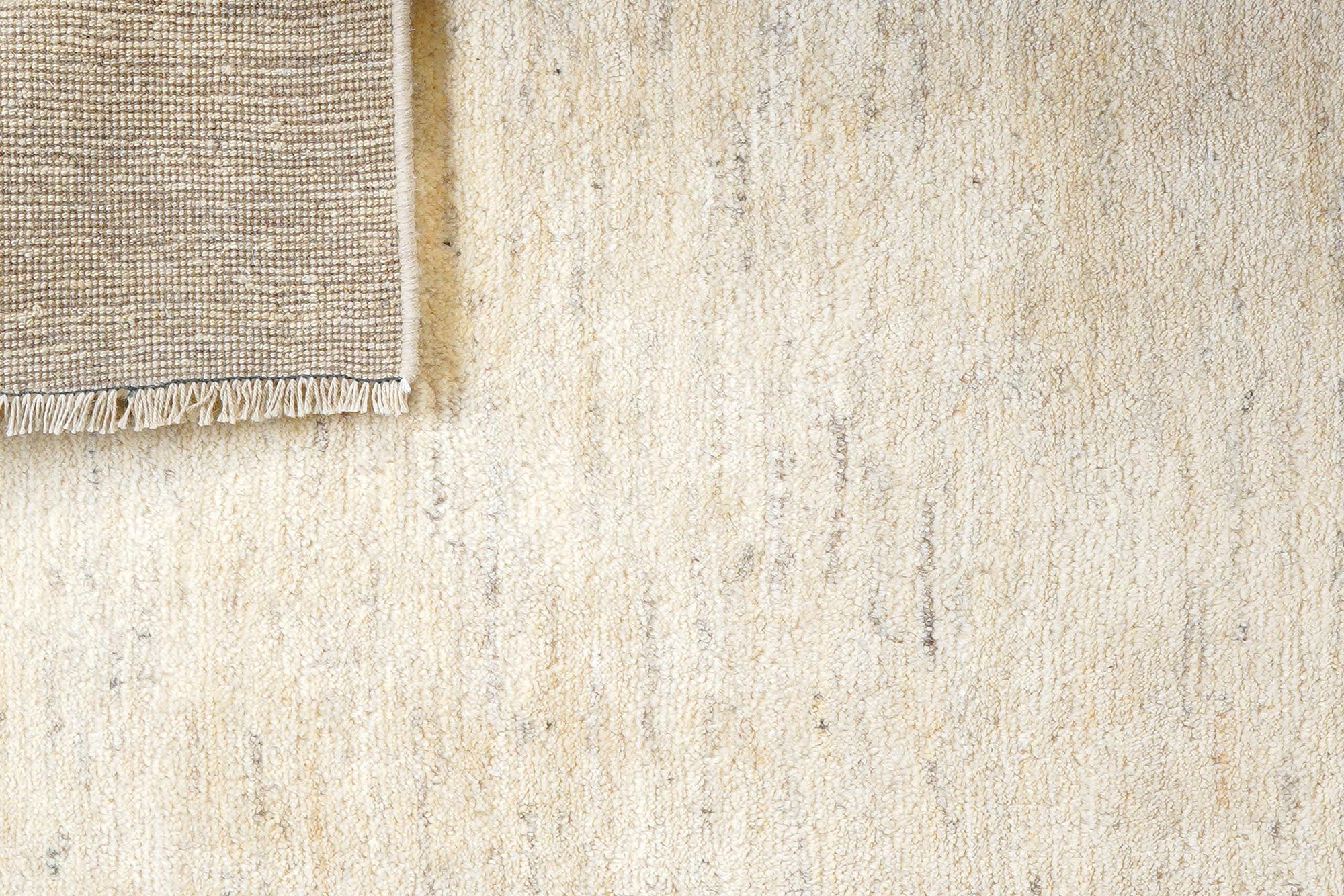 Rizbaf Gabbeh-Teppich Wolle Beige 5