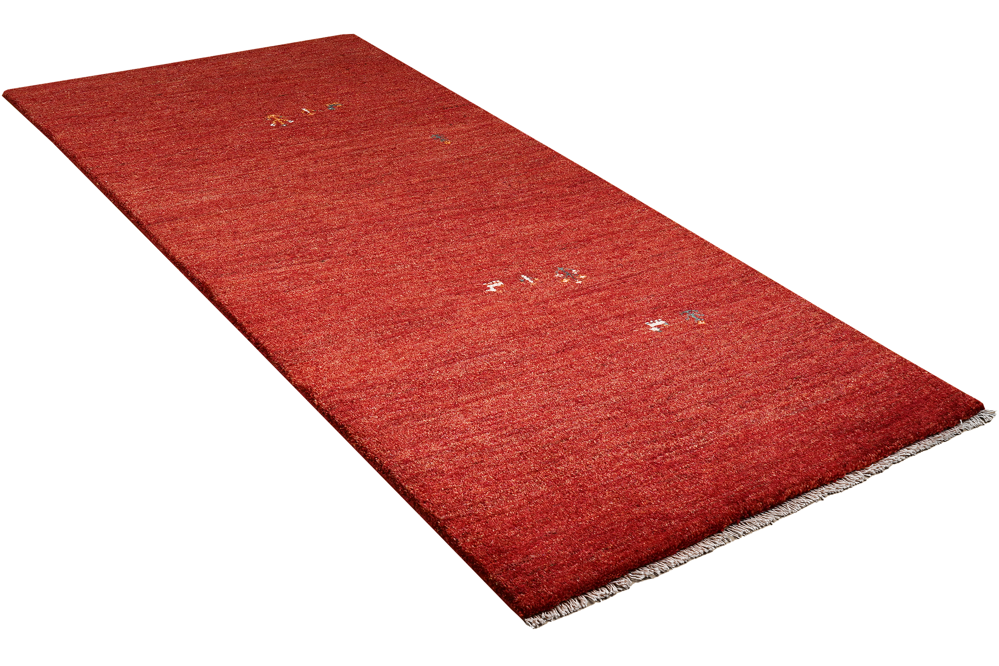Rizbaf Gabbeh-Teppich Wolle Rot 2