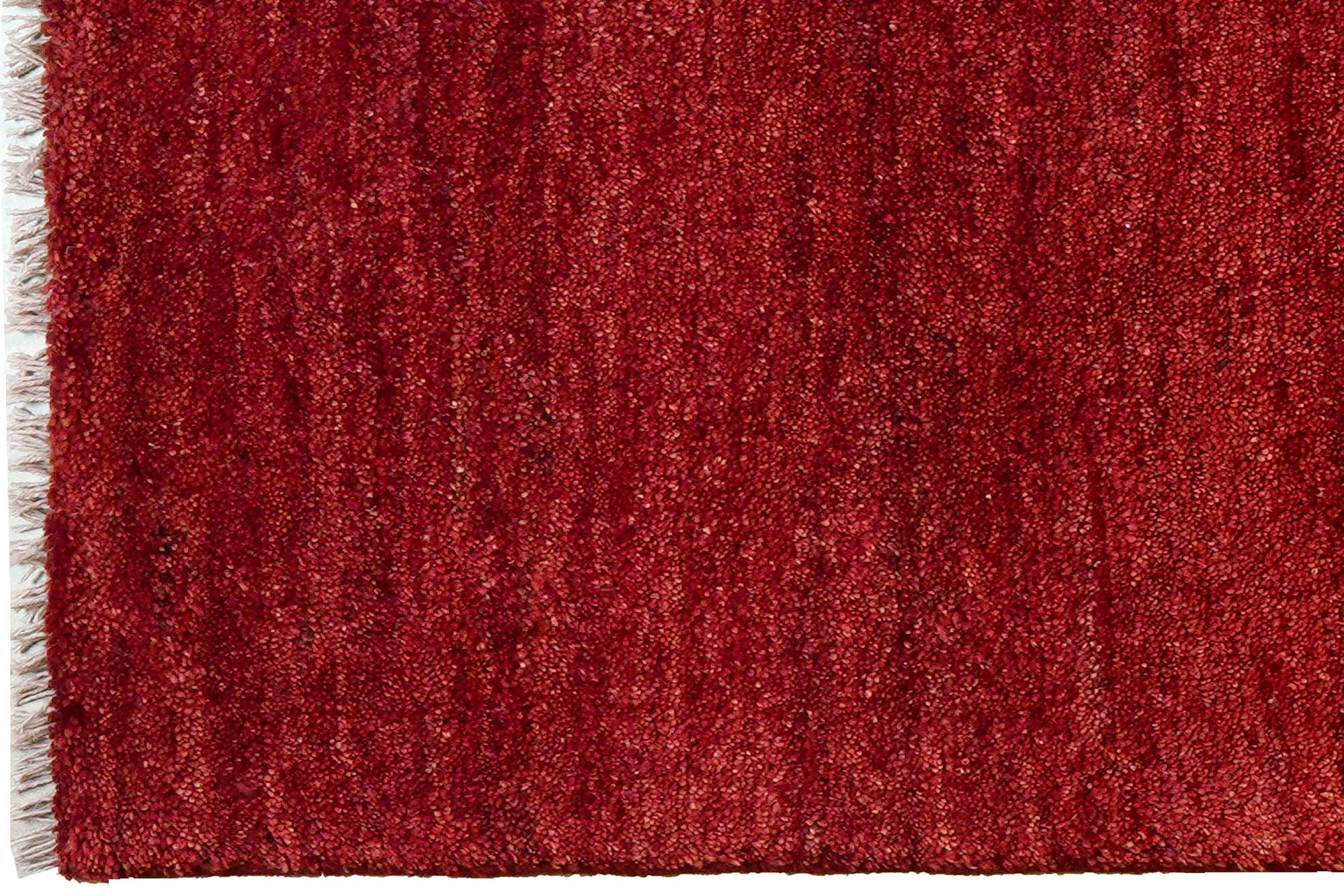 Rizbaf Gabbeh-Teppich Wolle Rot 1