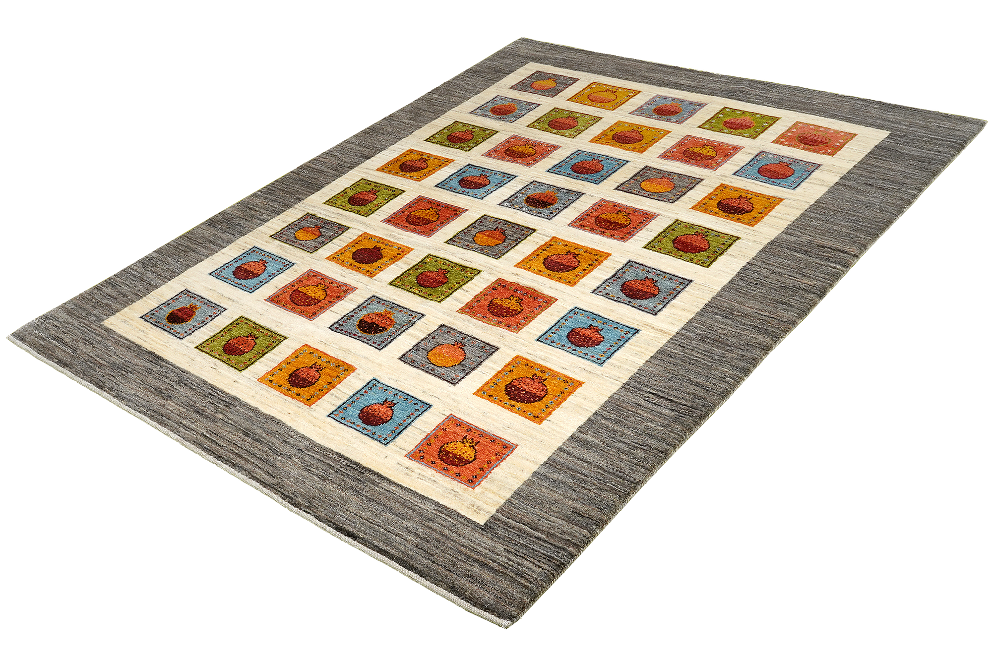 Rizbaf Gabbeh Rug Wool Beige 3