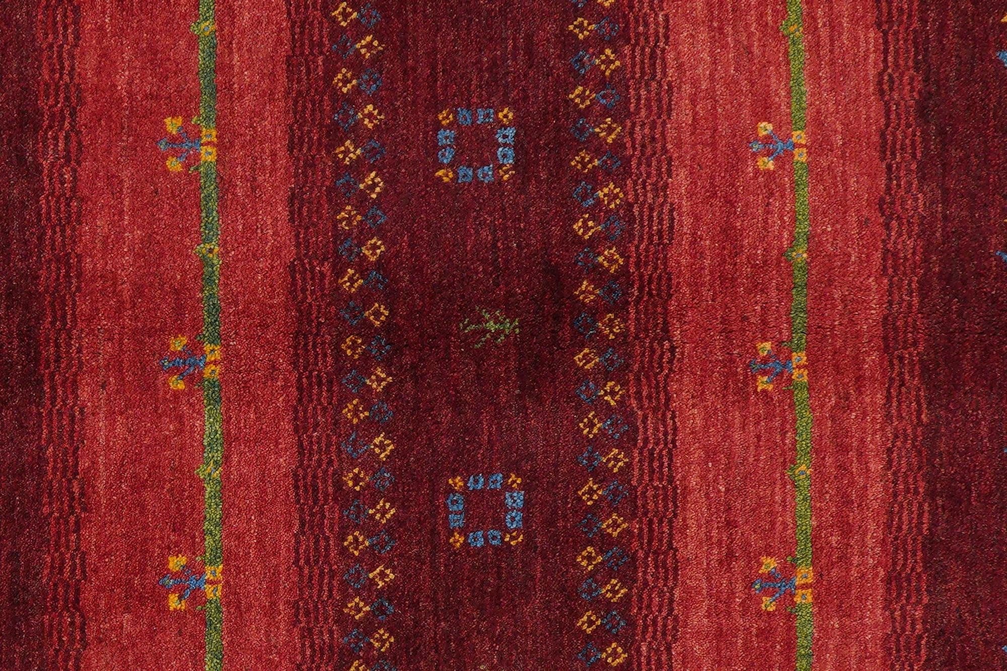 Rizbaf Gabbeh-Teppich Wolle Mehrfarbig 4