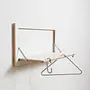 Fläpps Clothes Rail Hängrail Wood Black 80 x 40 cm 2