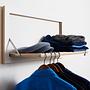 Fläpps Clothes Rail Hängrail Wood Black 80 x 40 cm 3