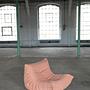 Togo Sessel Cord Rosa 5