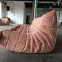 Togo Sofa 3-Sitzer Cord Rosa 3