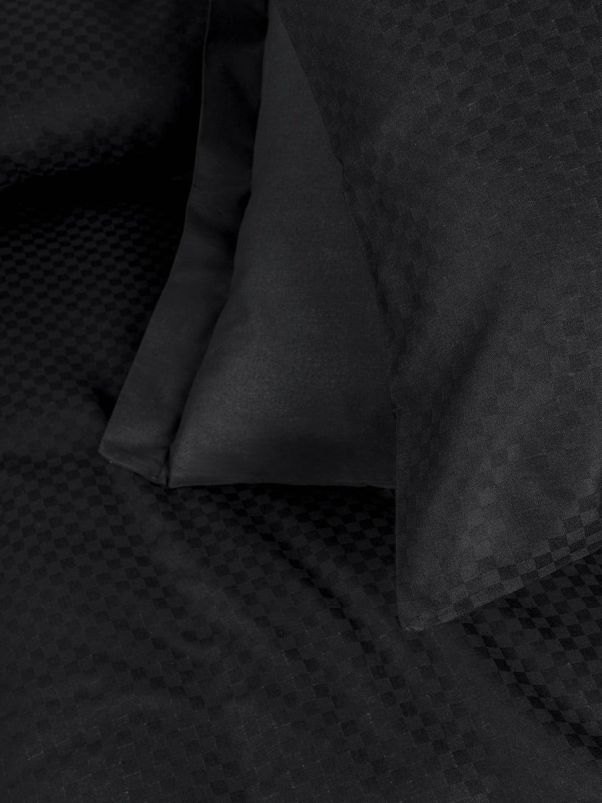 Bed linen set Cotton Black 140x200 cm 1