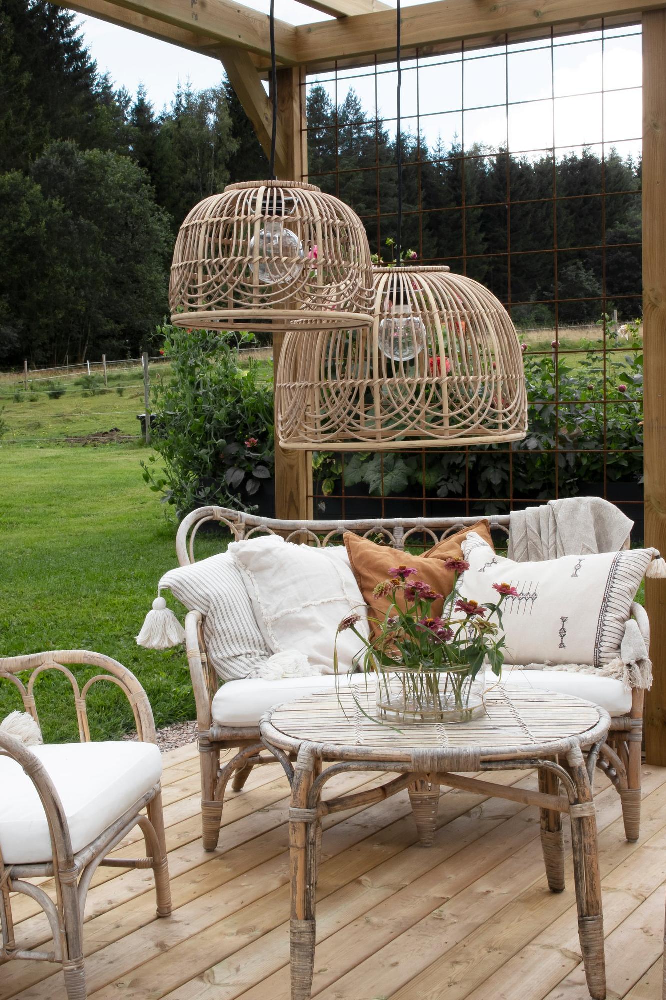 Bali Lampenschirm Rattan Natur Ø 35cm 2