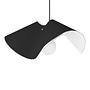 Ruffle Pendant Lamp Black Ø 50cm 0