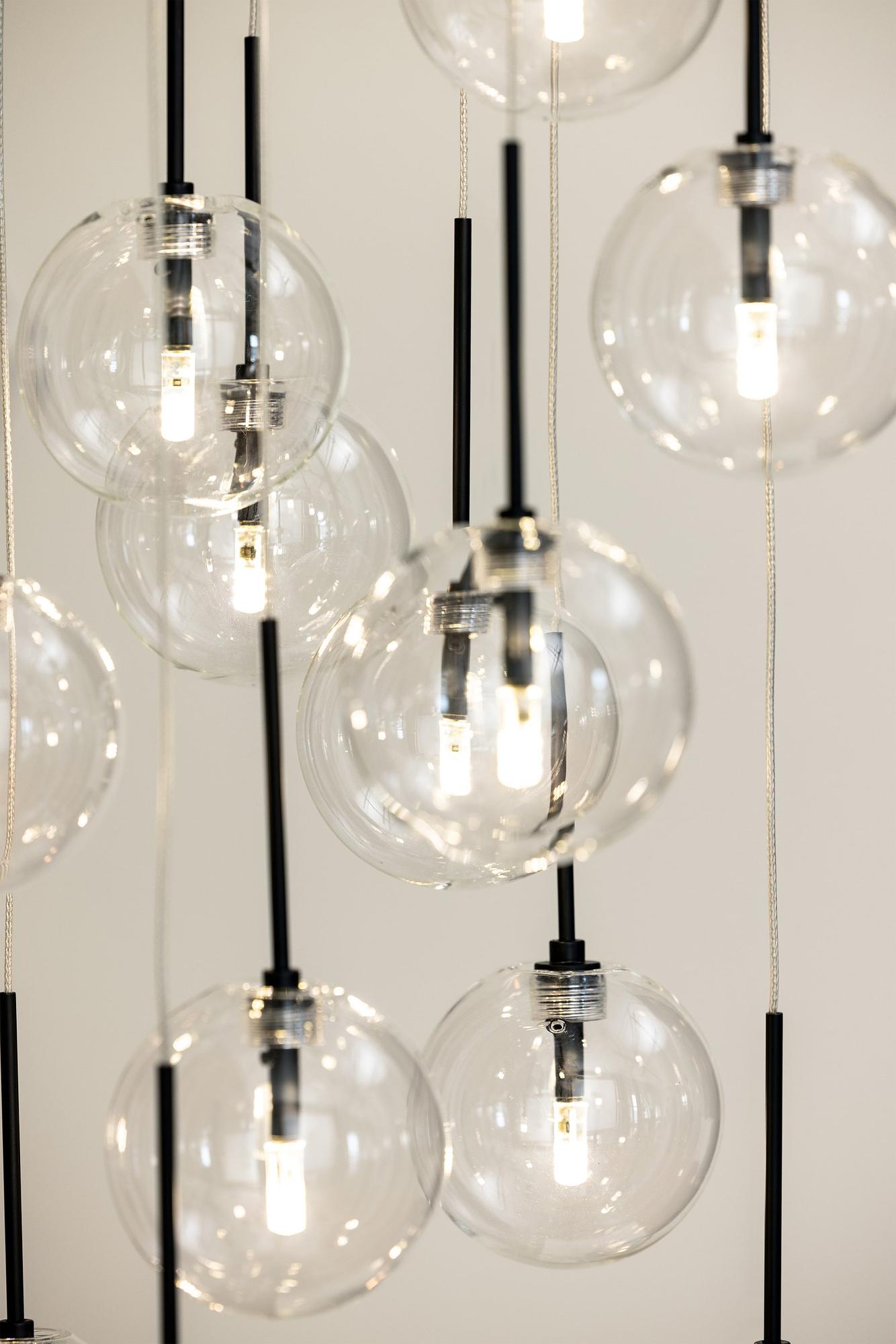 Skyfall Pendant Light Transparent Black 3