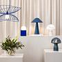 Bob 14 Table lamp Blue with USB-C charging station 8