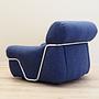 Space Age Poltrona Blu 3
