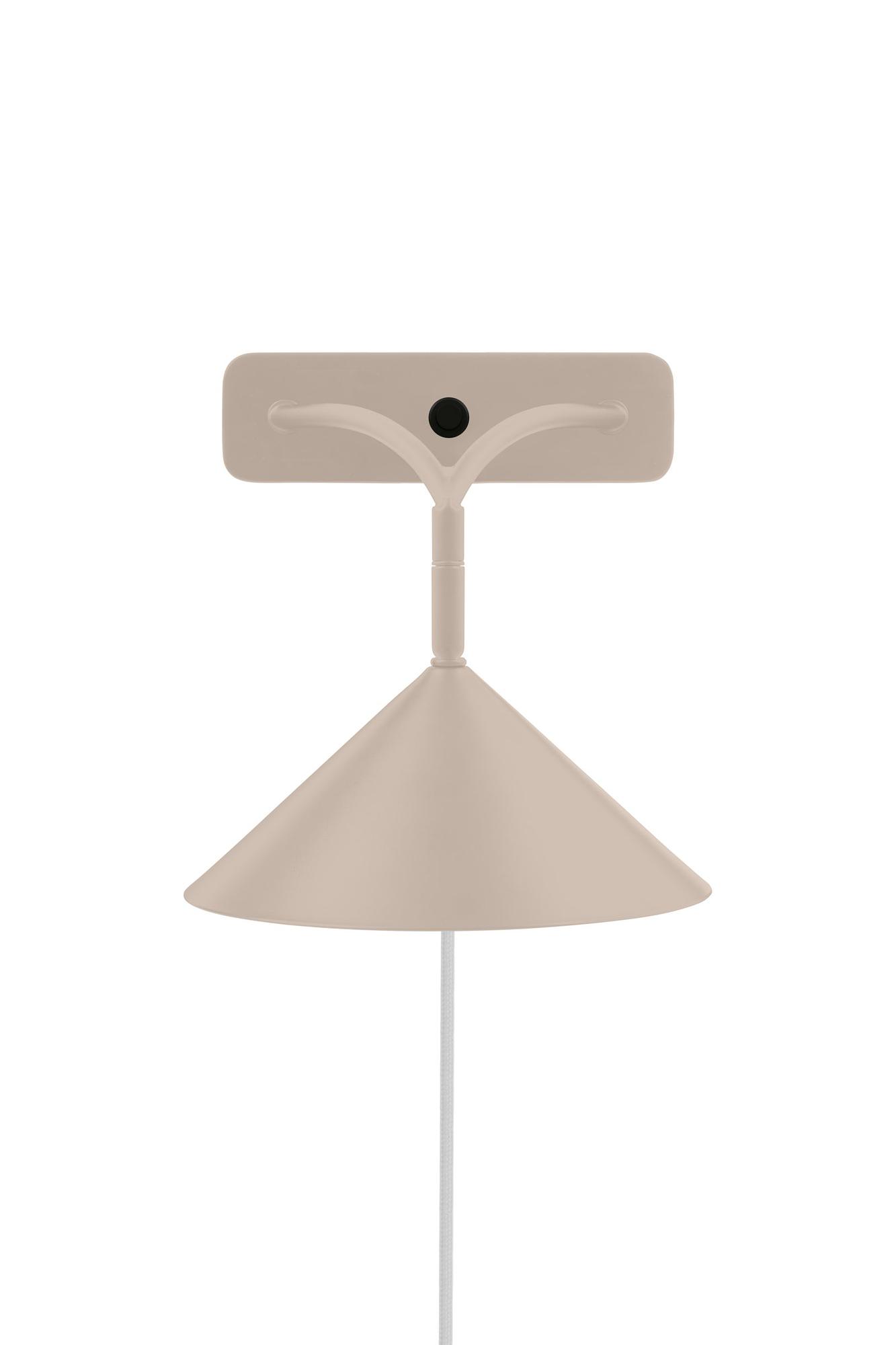 Curve Lampada da parete Beige 1