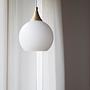 Mini Pendelleuchte Weiß Ø 15cm 0