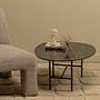 Vajen Couchtisch Marmoroptik Schwarz 0