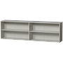 Klink Display Cabinet FSC Pine wood tempered glass sliding doors 0