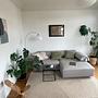 Develius 2-Sitzer Ecksofa Grau 2