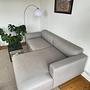 Develius 2-Sitzer Ecksofa Grau 3