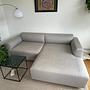 Develius 2-Sitzer Ecksofa Grau 4