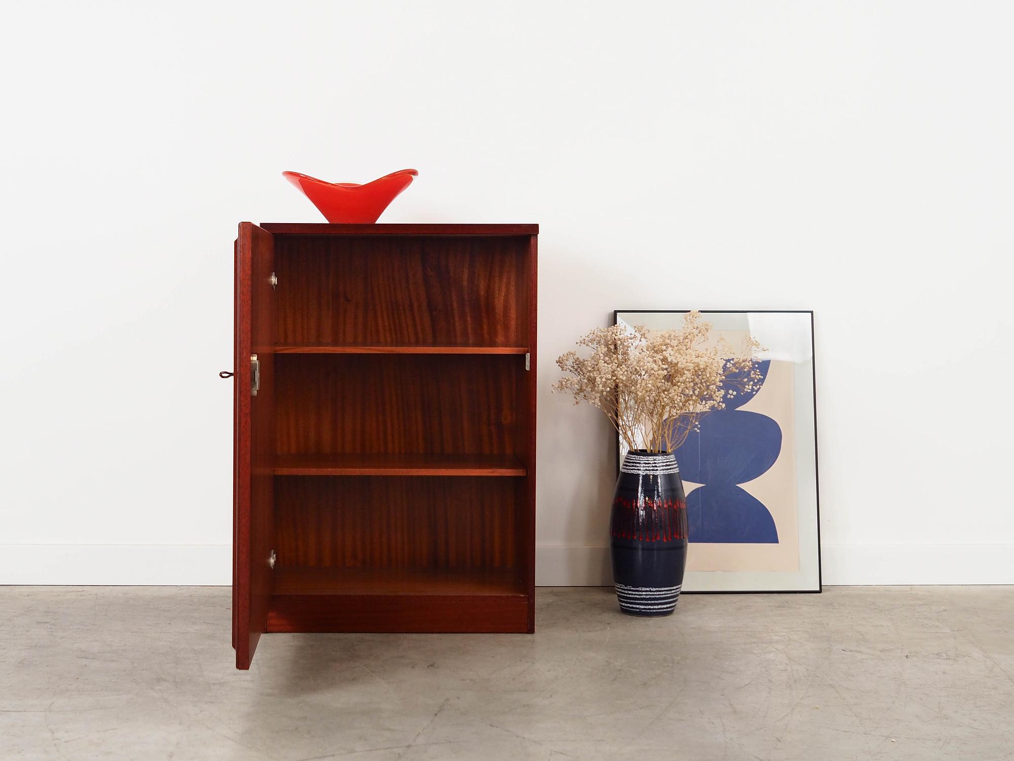 Mahogany cabinet 1980s 2