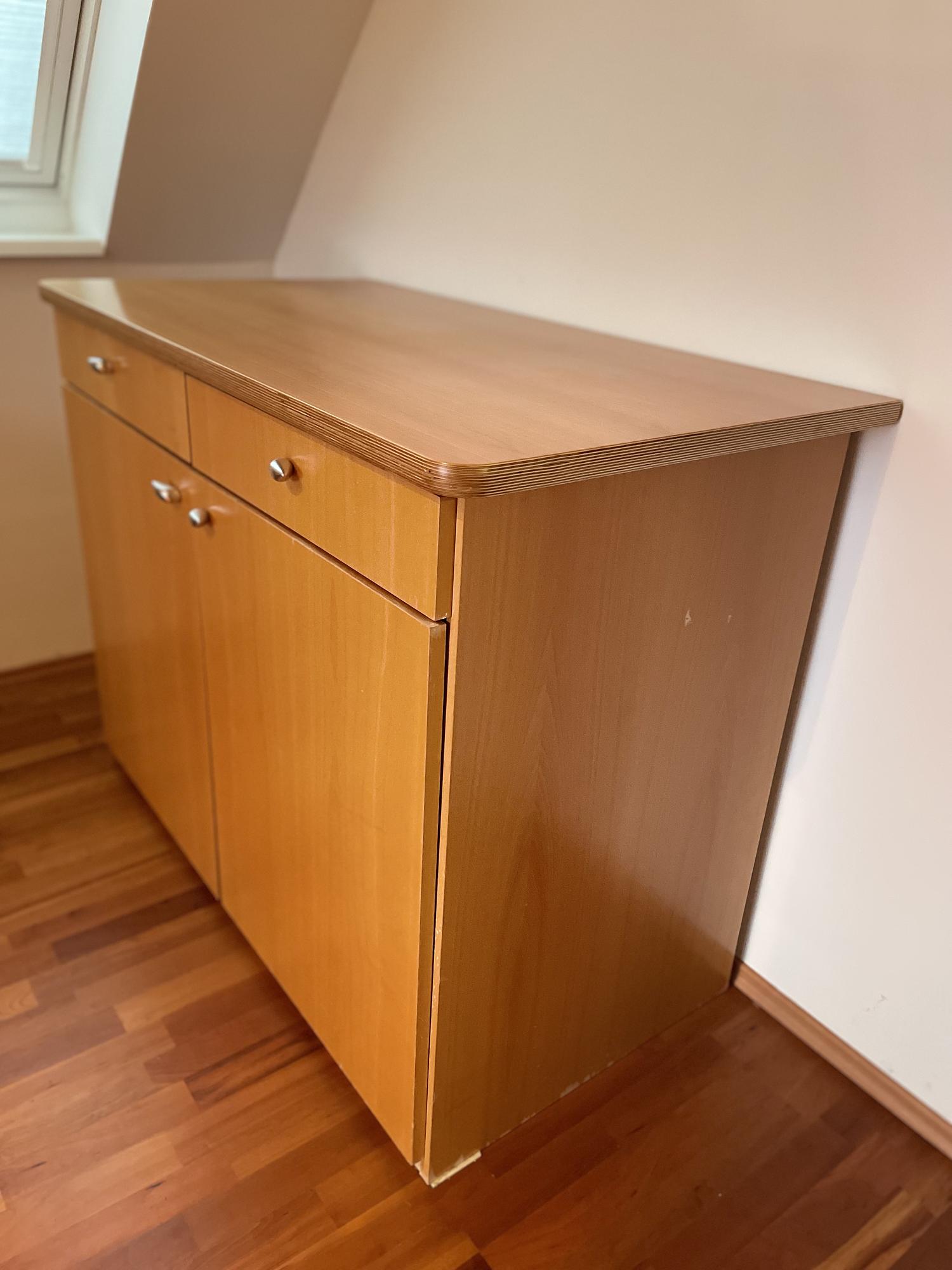 Chest of drawers wood brown 2