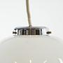 Hängelampe Glas Metall 1970er JahrePendant lamp glass metal 1970s 4