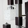 Hanging lamp glass metal 1970s 9