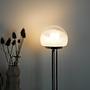 Stehlampe Metall Glas 1970er Jahre 8