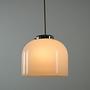 Hängelampe Glas Metall 1970er JahrePendant lamp glass metal 1970s 8