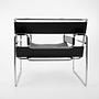 Wassily Armlehnstuhl Schwarz von Knoll International 3