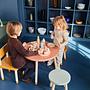 Dots Children's Chair Ash Wood Mustard Yellow 2