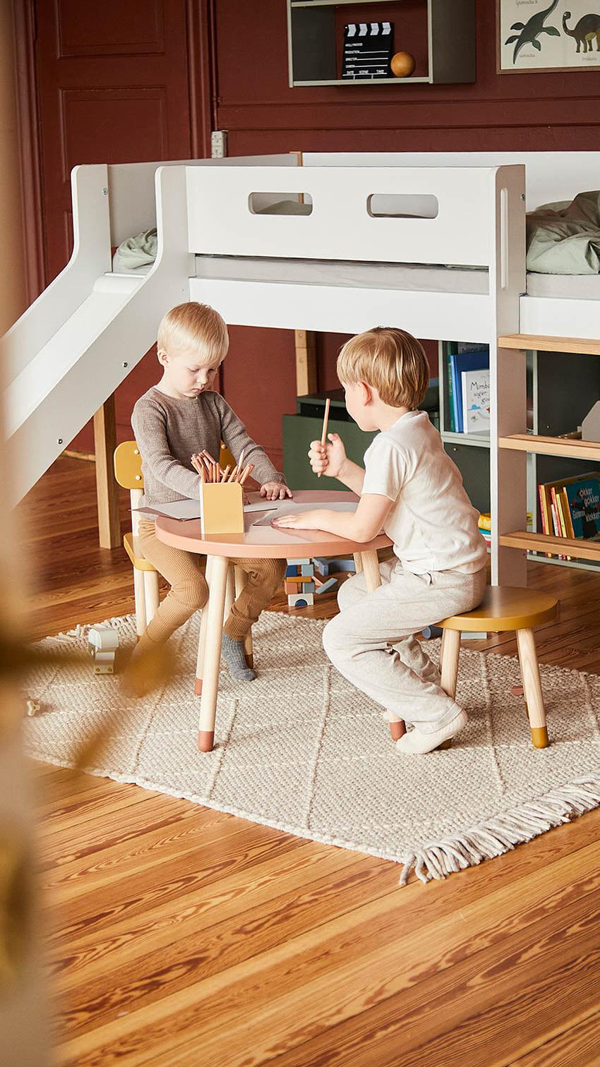 Dots Kinderstuhl Eschenholz Senfgelb 4