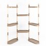 Modular plant stand with 8 shelves Brown 0
