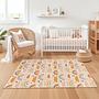 Rainbow and Cloud Children's Rug Multicolor 120x180 cm 3