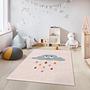 Tappeto per bambini Nuvole e pioggia Multicolore 160x230 cm 0