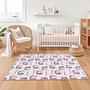 Unicorn Kids' Rug Multicolored 100x250 cm 3