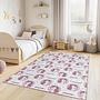 Unicorn Children's Rug Multicolored 100x300 cm 2
