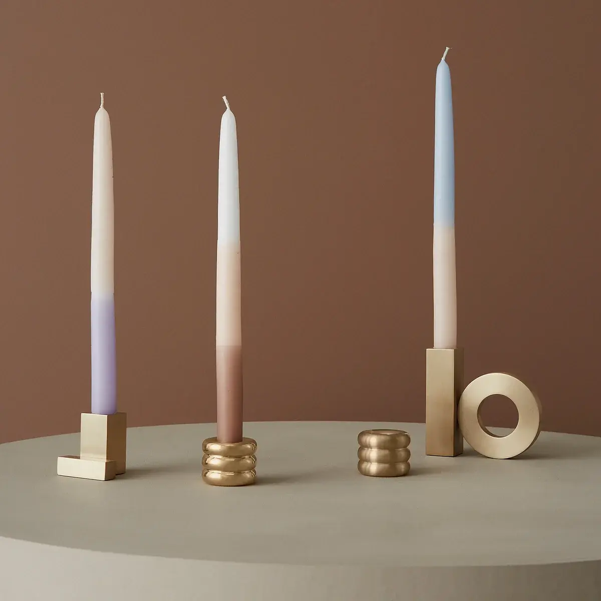 Savi Candlestick Brass Gold 0