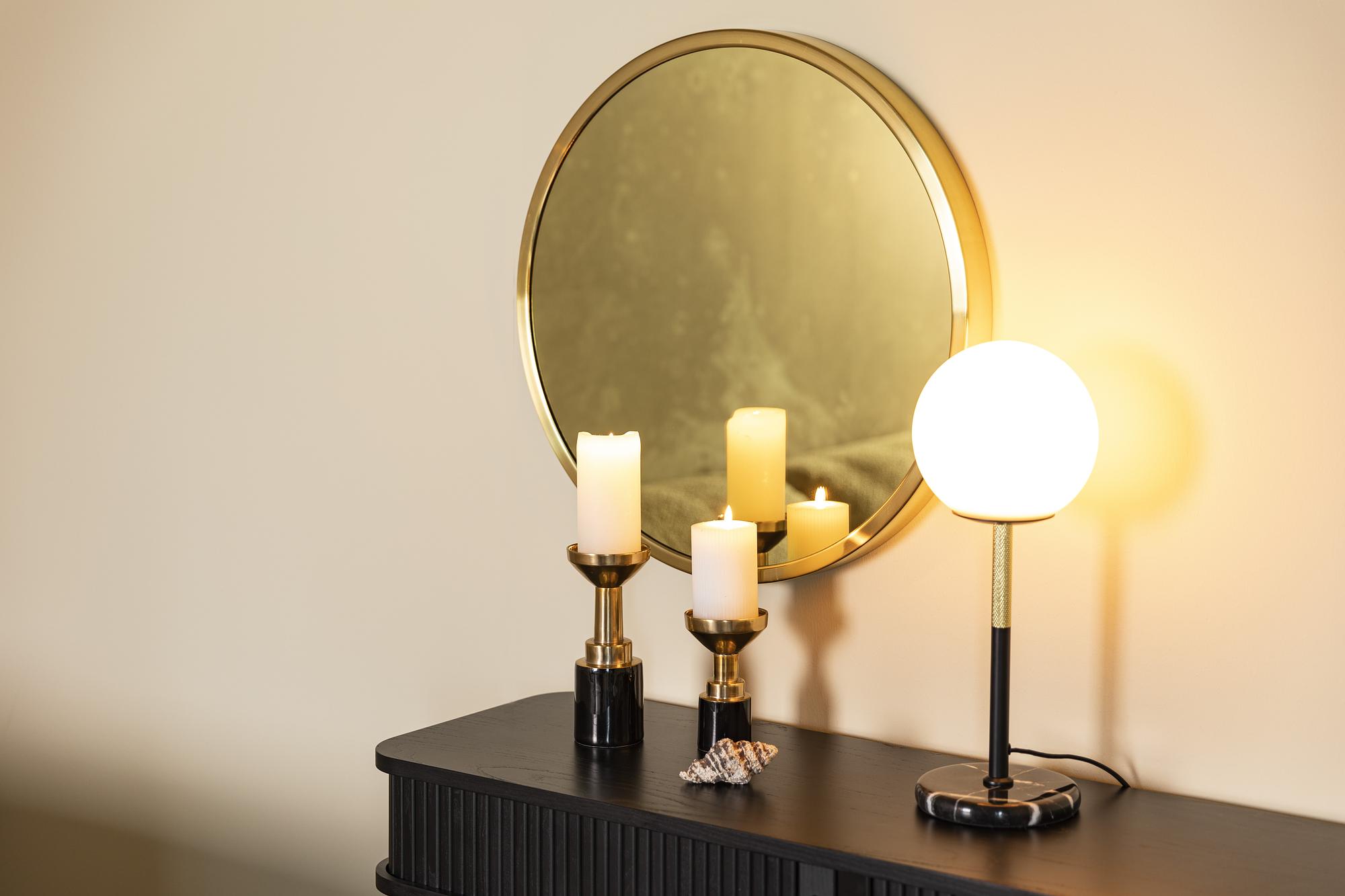 Glam Candleholder Aluminum 0
