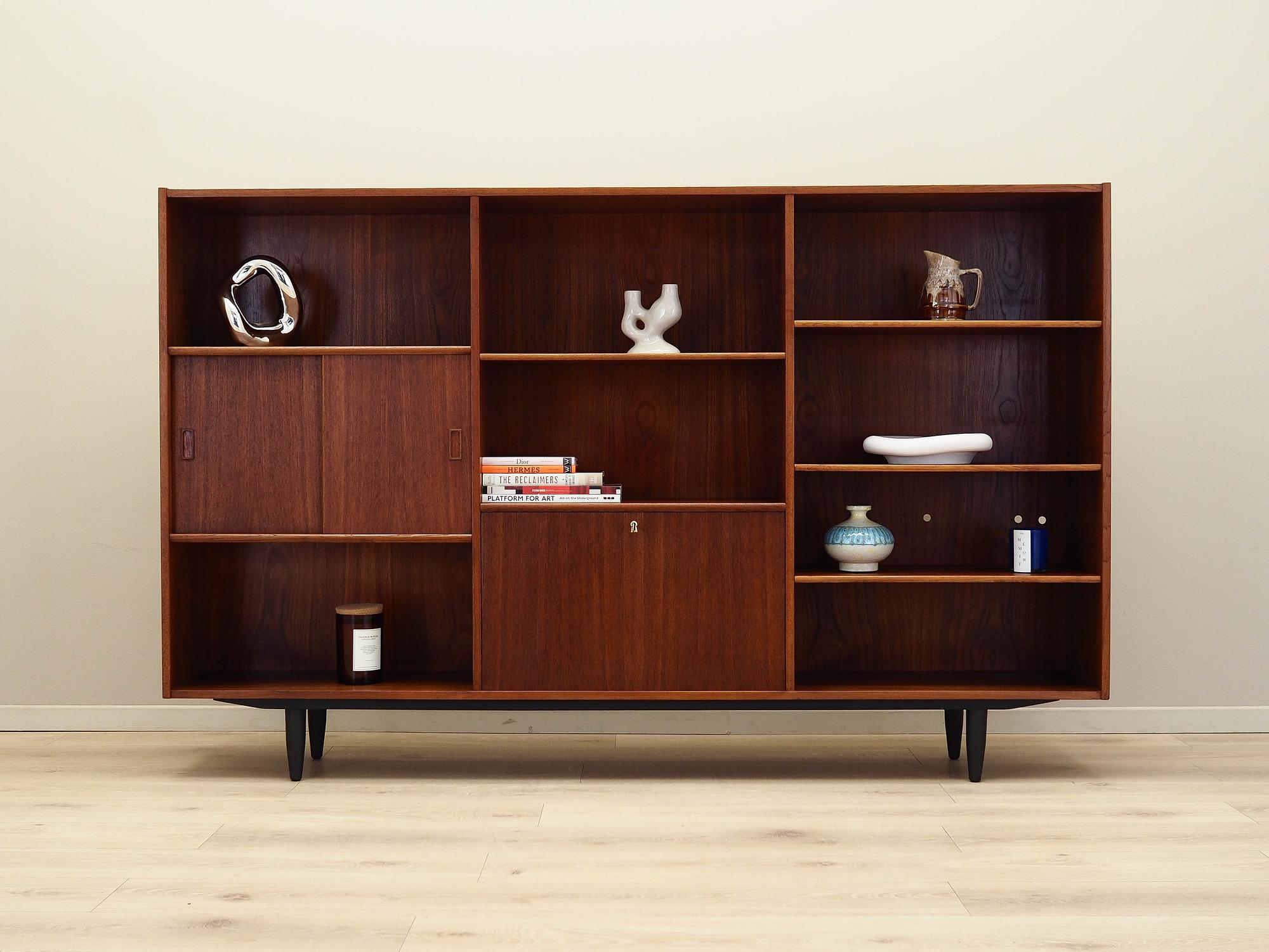 Teak Bookshelf 1970s 1
