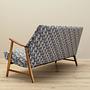 Colorful Oak Sofa 1970s 4