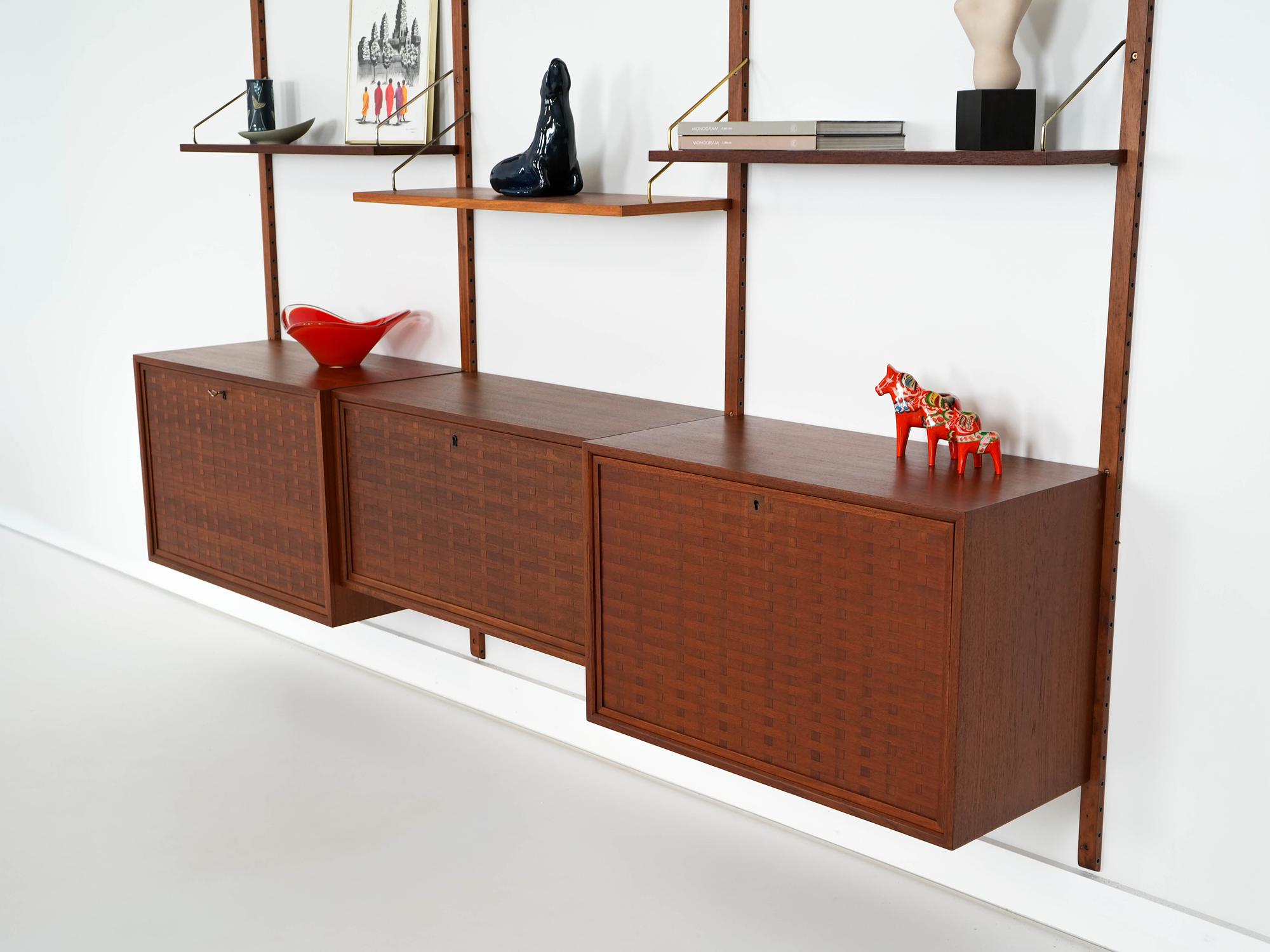 Teak Wood Shelf 1960s 3