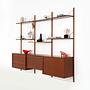 Teak Wood Shelf 1960s 4