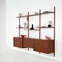 Teak Wood Shelf 1960s 5