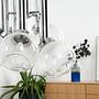 Chandelier White 1970s 5