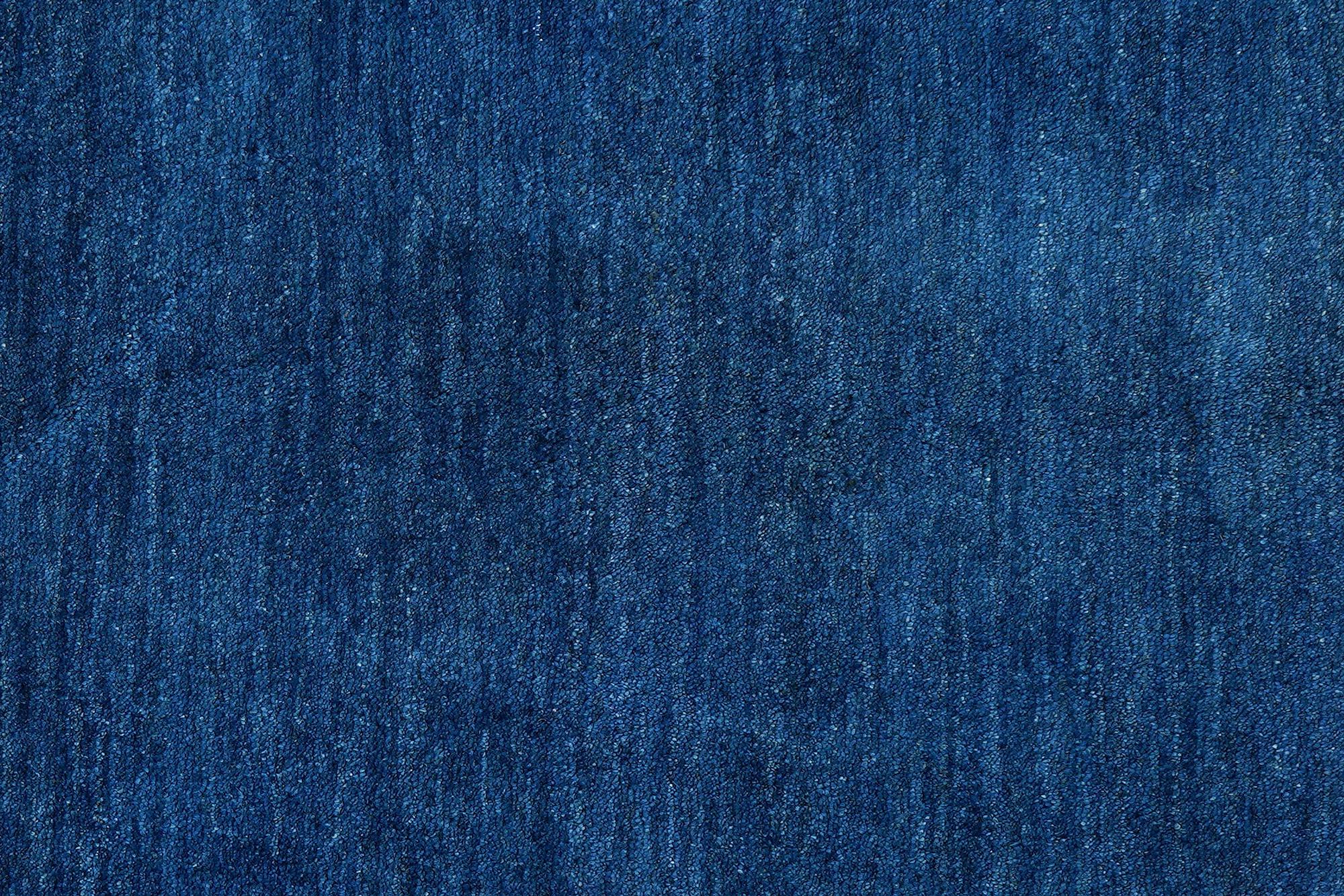 Gabbeh Teppich Wolle Blau 4
