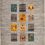 Rizbaf Gabbeh-Teppich Wolle Beige 0