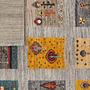 Rizbaf Gabbeh-Teppich Wolle Beige 5