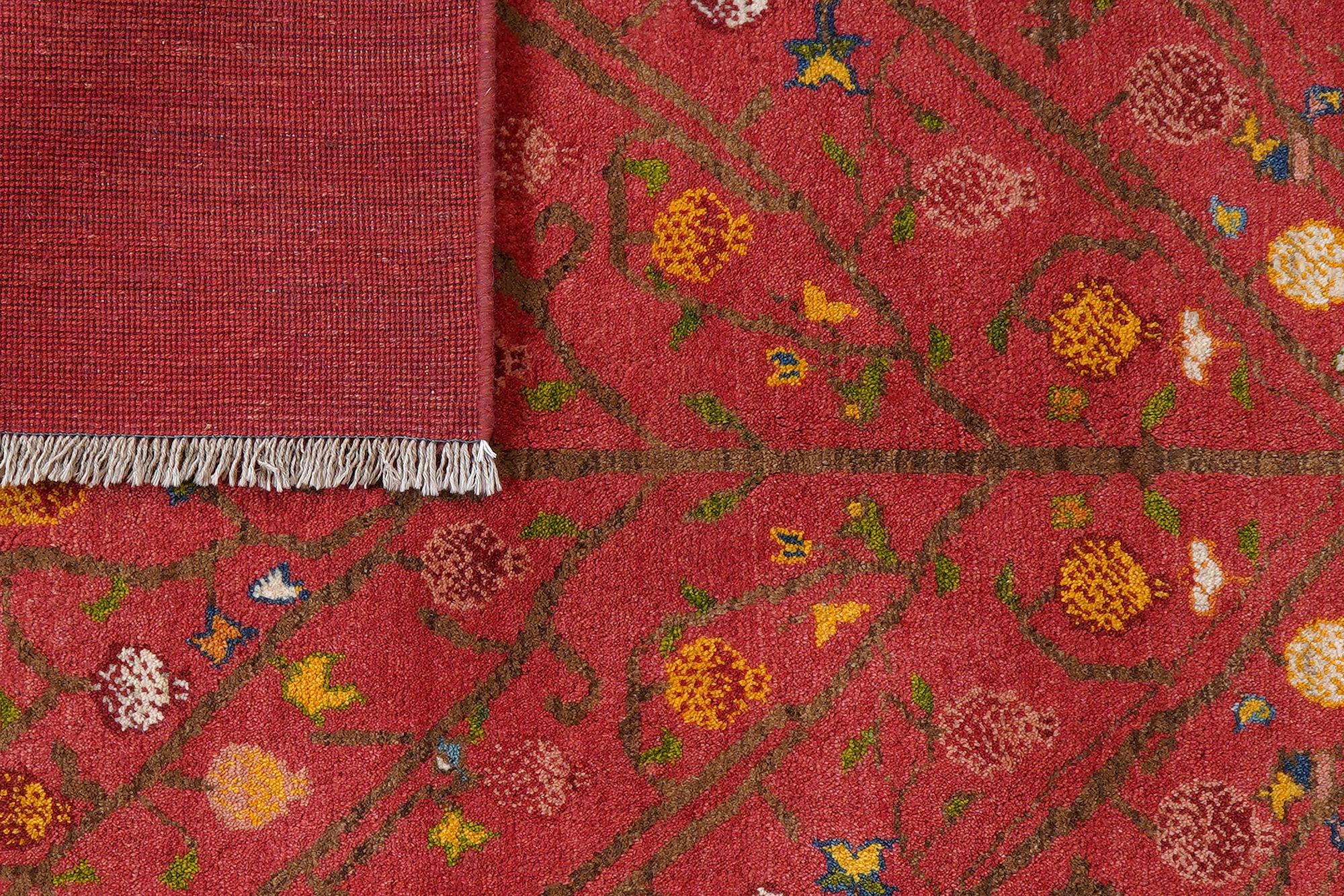 Rizbaf Gabbeh Rug Wool Red 5