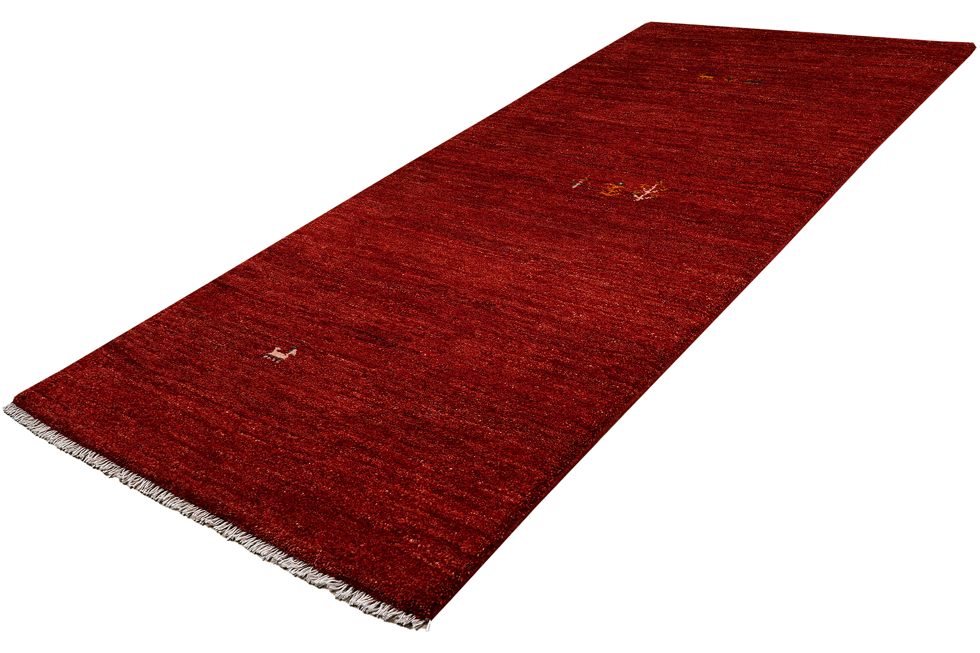 Rizbaf Gabbeh-Teppich Wolle Rot 3