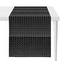 Table runner Woven fabric Charcoal 48x140cm 0